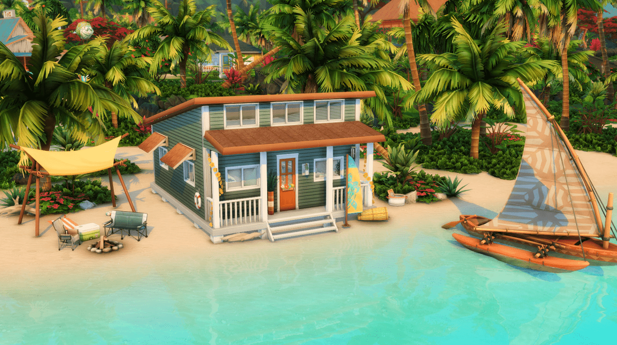 Sims 4 Beach House That You Need To Check Out SNOOTYSIMS