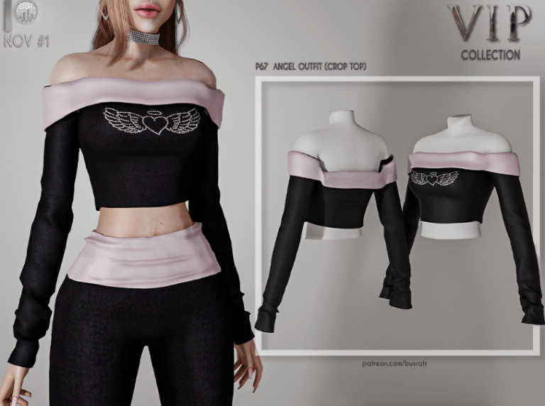 Unique Crop Tops Cc For Male Female Sims In Ts Snootysims