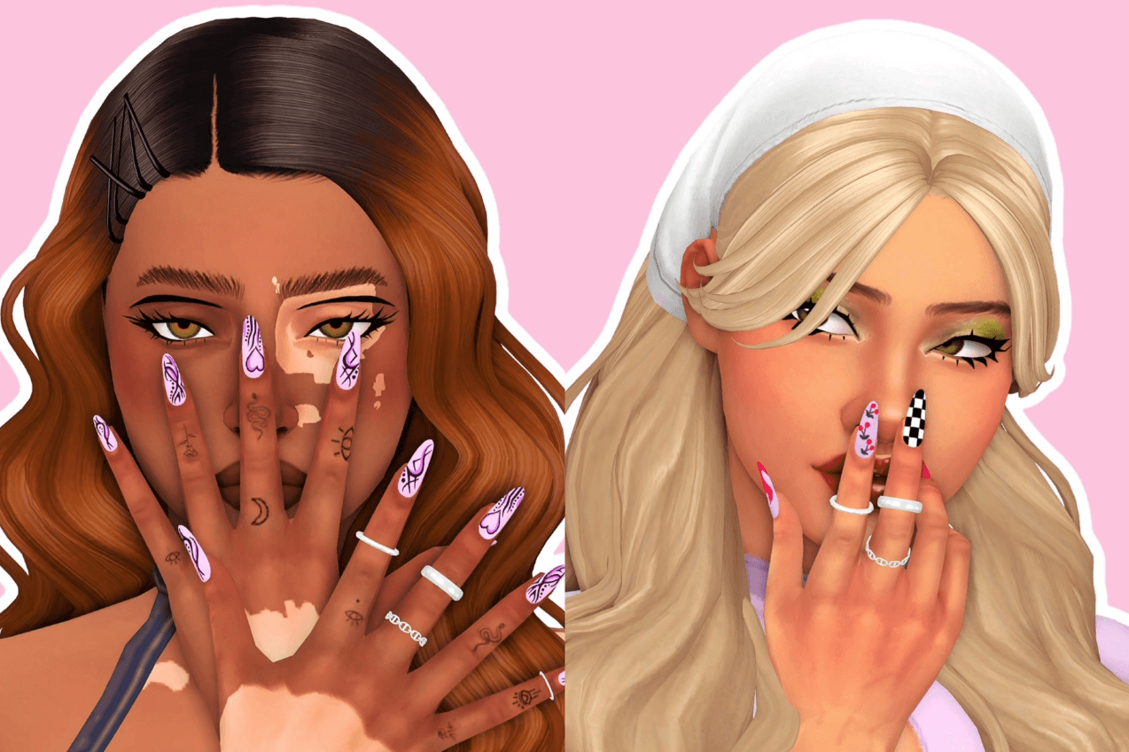 Hottest Sims Nails Cc That We Know You Will Love Snootysims