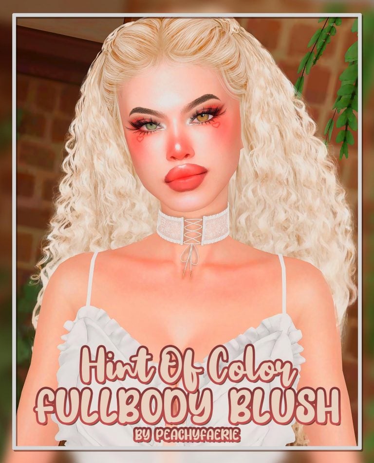 Full Body Blush Custom Content Mods For The Sims Snootysims