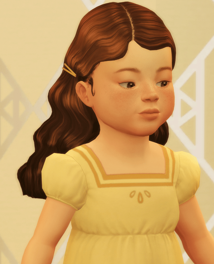Scarlett Long Curly Hairstyle for Toddlers and Children [MM]