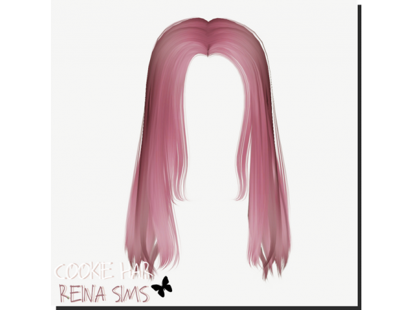 Reina's Radiance: Luscious Locks (TS4 Alpha Long Hair CC)