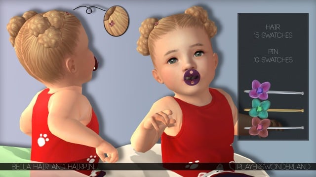 Bella Hair and Hairpin Set for Infants