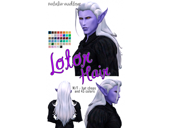 Lotor's Luxe Locks: Alpha-Inspired Long Hair Creations (#AlphaCC Female Hair Trends)