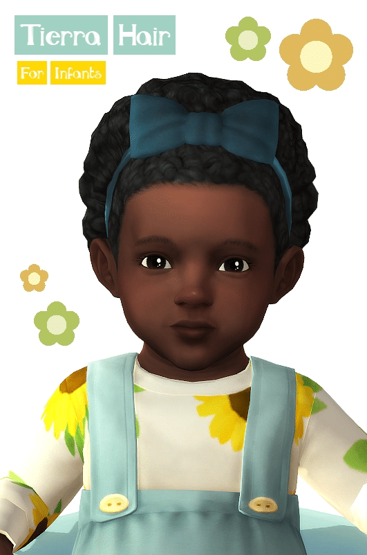 Tierra Short Curly Afro Hairstyle for Infants [MM]