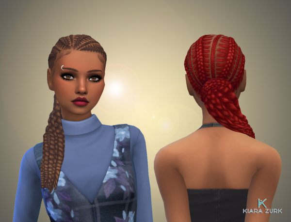 Kira's Cascade: Kiara Zurk's Alpha Braids (Long, Afro, Updo Hairstyles)