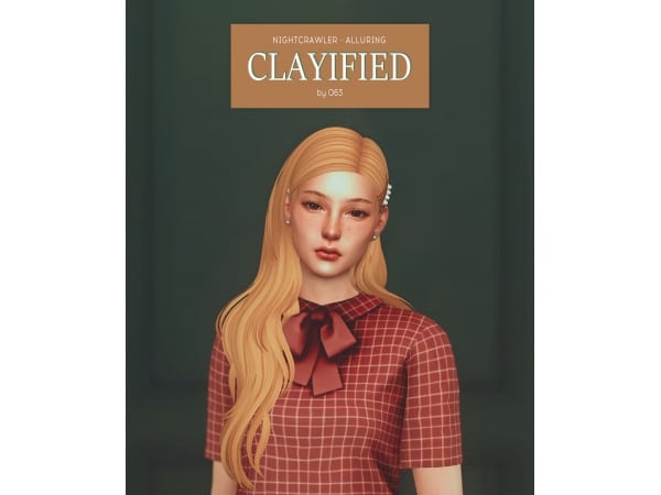 Velvet Tresses: Nightcrawler's Alluring Clayified Collection (Long Hair & Chic Accessories)