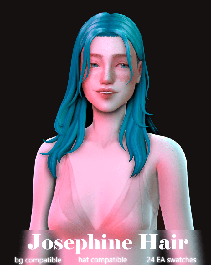 Josephine Long Messy Hair for Female [MM]