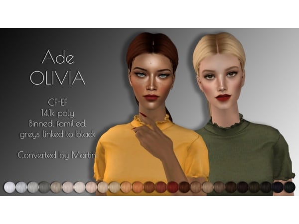 Radiant Ade's Revamp: Chic Female Hair Retexture (Alpha CC)