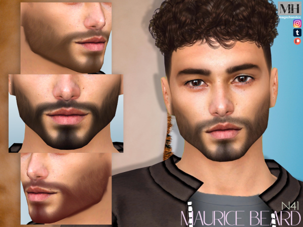 Maurice's Mane Mastery: N41 AlphaHair & AlphaCC (Beard & Facial Hair Trends)