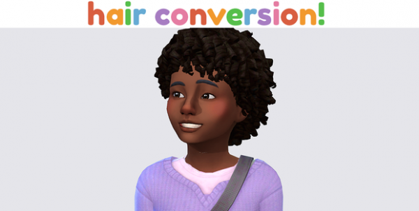 "Cupidily's Alpha Tresses: Transformative Hair Conversion (Female Afro & More)" #AlphaHair #AlphaCC