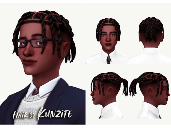 AlphaLocks 34: QR19Sims' Ultimate Male Hair Collection (#AlphaHair #AlphaCC)