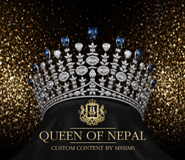 RegalNepalQueenCrown (MSSims4 - ElderCC, AlphaCC, Pets, Cats, Hats, Hair Accessories, Female Crowns)
