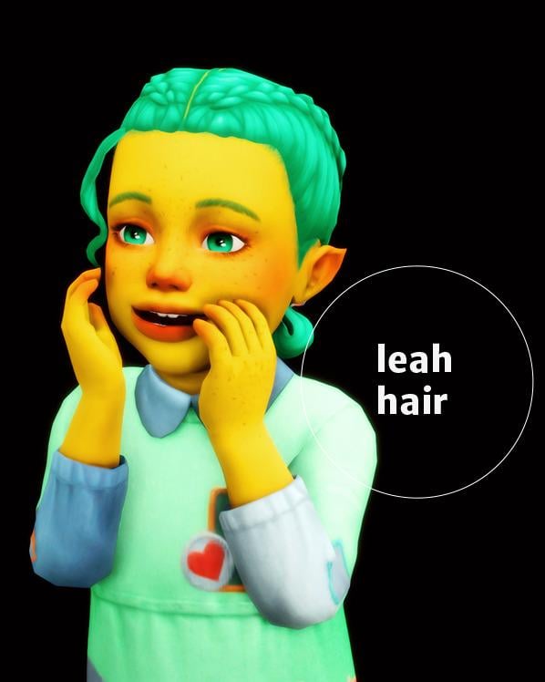 Sorbet Remix Hair Palette: Leah's Vibrant Tresses