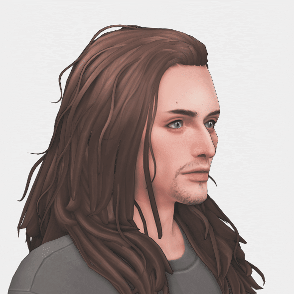 Long Messy Hairstyle [MM]