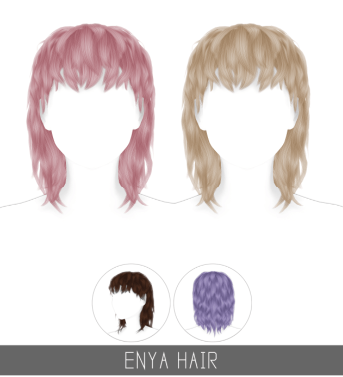 Enya Hair Sims 4
