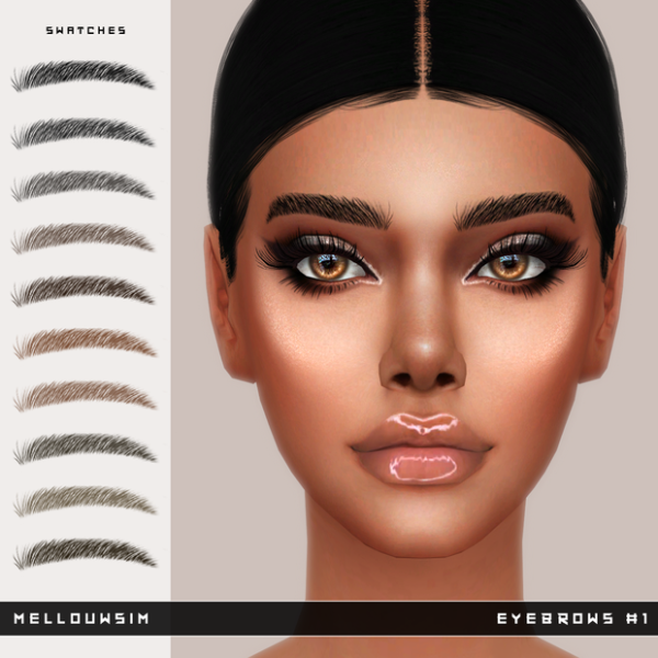 Bold Brows by Mellouwsim: Alpha Hair's #1 Eyebrow Revolution (AlphaCC Featured)