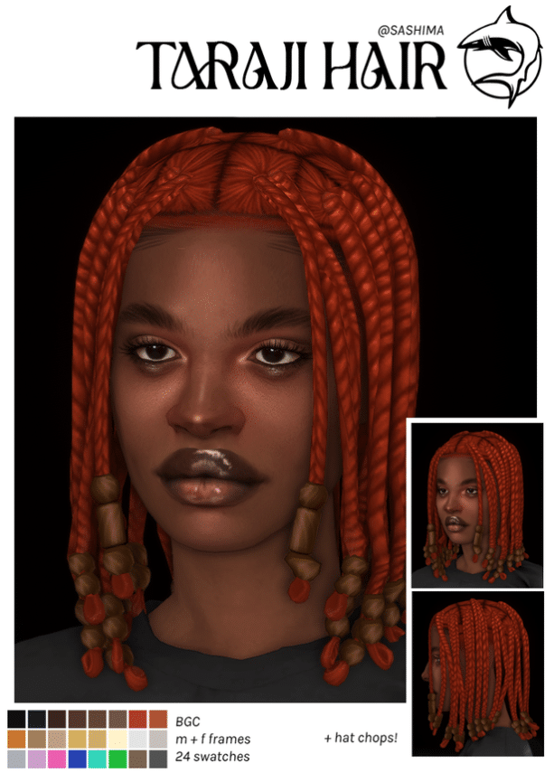 Taraji Braided Hair [MM]