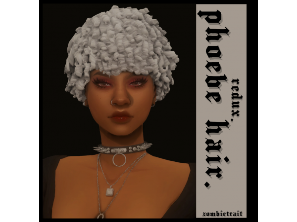 Zombietrait's Phoebe Redux: Alpha Hair Extravaganza (Female Short & Afro Styles)