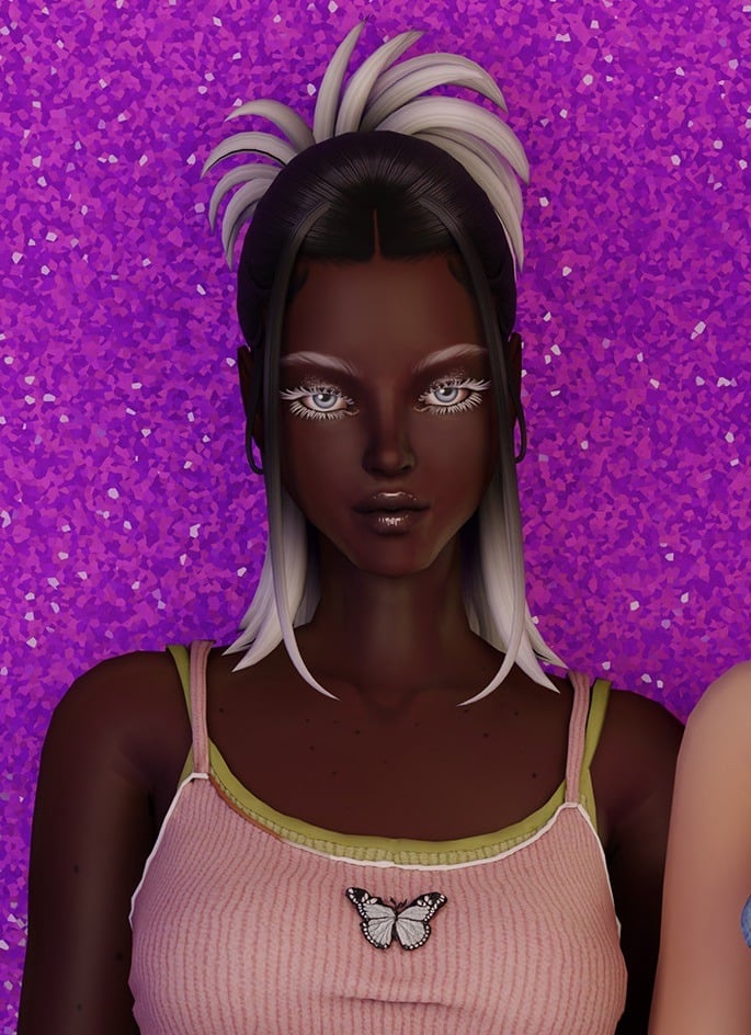 Y2K hair Set by Daylife Sims
