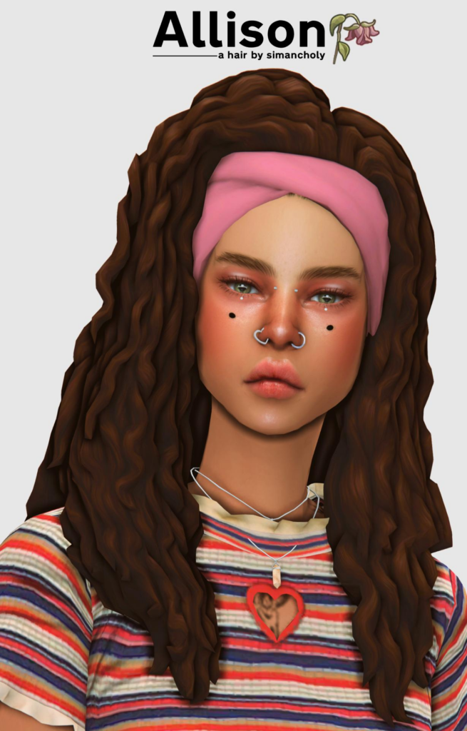 Allison's Luna Headband Overlay: 18 EA Swatches, Base Game, Custom Thumbnail
