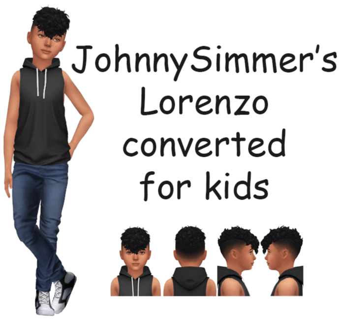 Short Curly Hairstyle with Shaved Sides for Male Children [MM]
