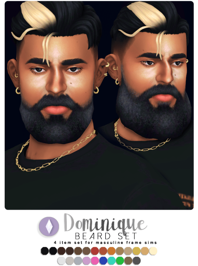 Dominique Beard Set for Male [MM]