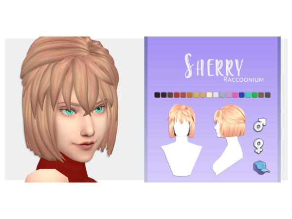 Raccoonium's Sherry Locks: Chic Toddler to Alpha Female Hair Collection