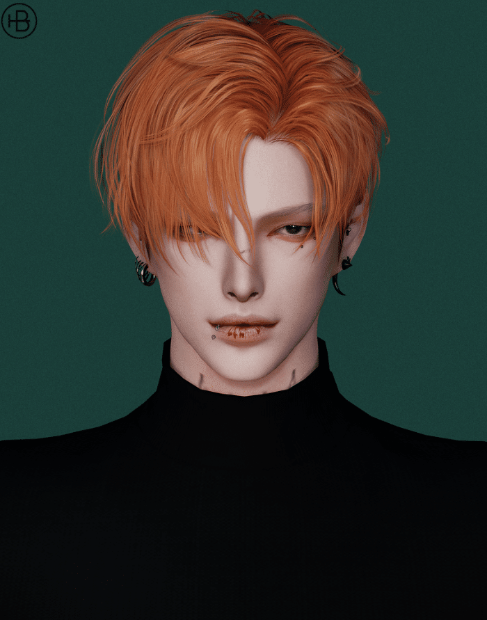 Short Korean Hairstyle with Curtain Bangs for Male [ALPHA]