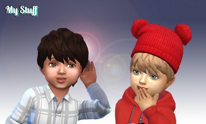 Sims 4 Messy Hair Mod for Toddlers