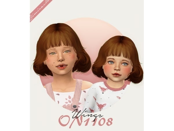 Simiracle's Soar: On1108 Toddler Wings & Alpha Hair Accessories