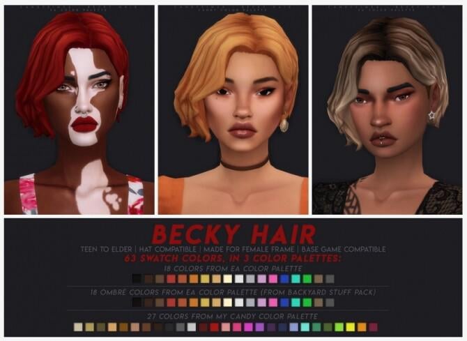 BECKY Simple Short Wavy Bob