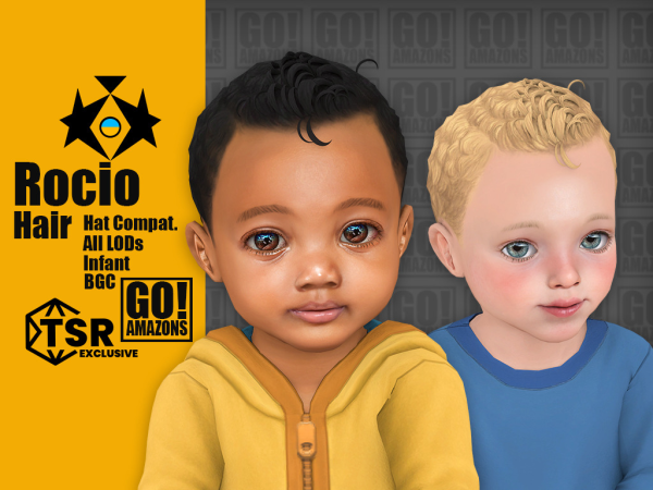 Rocio's Radiance: Trendsetting Infant Hair Styles (AlphaCC Collection)