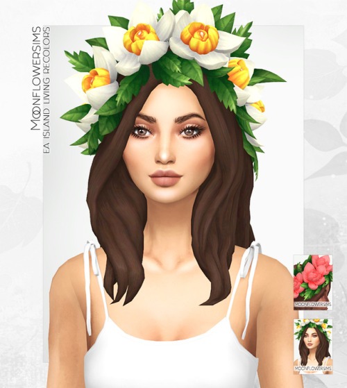 Island Living Flower Crown Hair Recolor