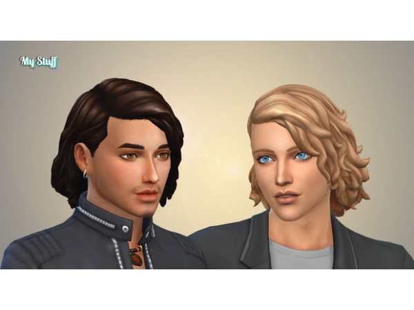Oliver's Edge: Kiara Zurk's Alpha Hair Creation (#AlphaCC Male Hairstyle)