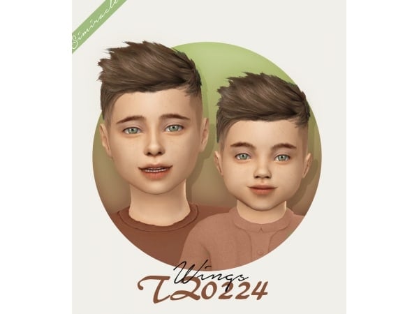 Simiracle Wings TZ0224: Trendy Toddler & Male Alpha Hair Accessories
