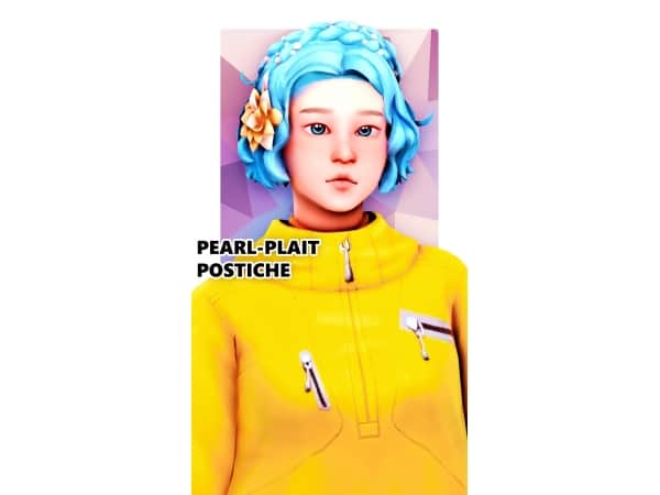 AlphaLocks Elegance: Pearl-Plait Postiche for Chic Updos (#AlphaHair Collection)