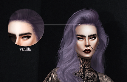 Baby Hair custom content vanilla by Candy Cane Sugary
