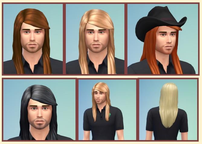 Long Straight Hair for Males