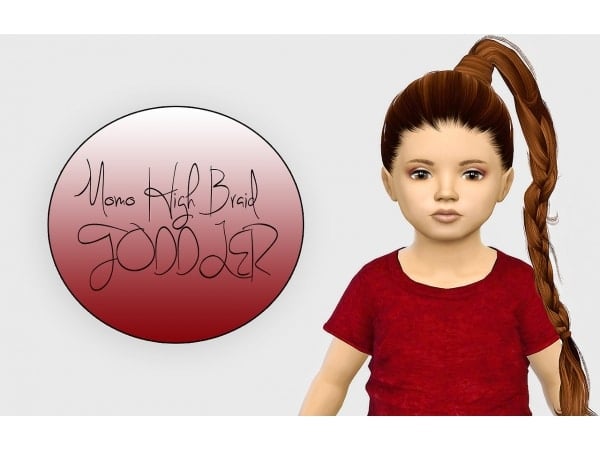 Little Locks Lullaby: Momo High Braid (Toddler Alpha Hair)