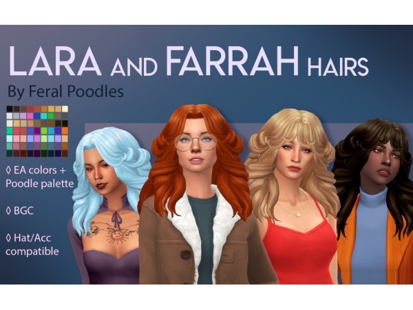 Lara & Fara's Luxe Locks: Alpha CC's Ultimate Long Hair Collection (#FemaleHairLong)