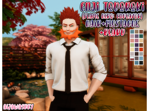 AlphaLocks: Ultimate My Hero Academia Hair Set (AlphaCC Male & Facial Styles)