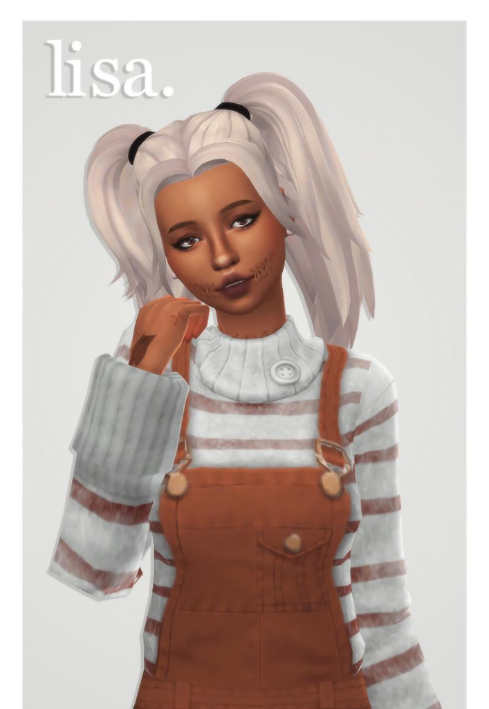Cowplant-Pizza Recolors: Moontrait Lisa Hair, 75 Swatches, WM Palettes, Mesh Required