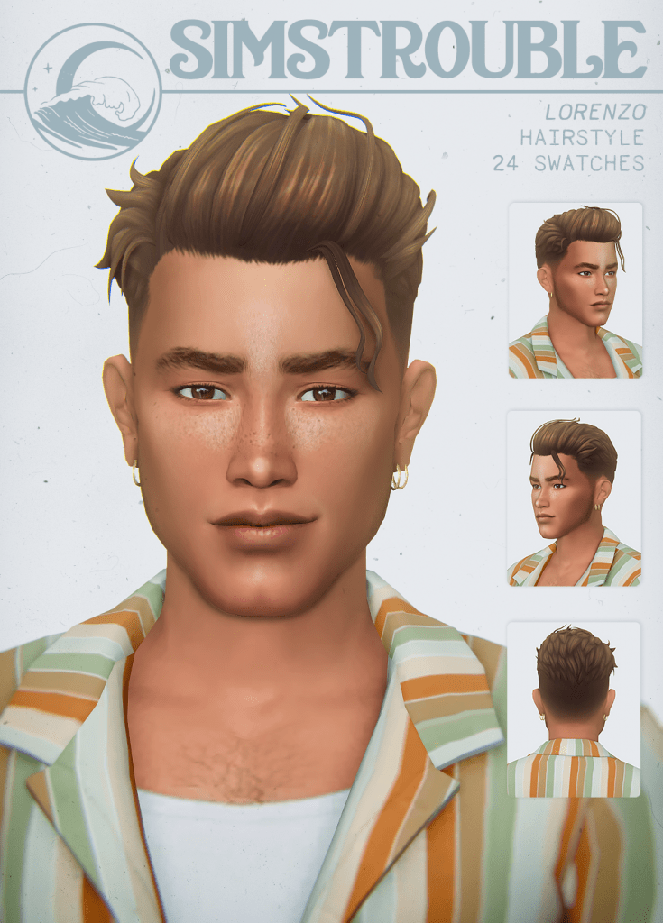 ”lorenzo” hairstyle by simstrouble