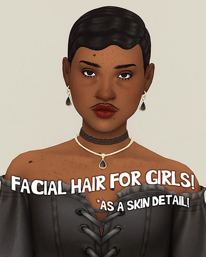 Facial Hair For Girls!