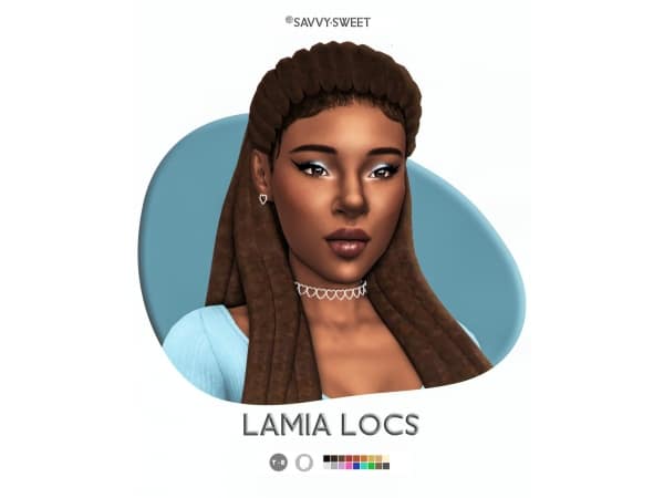 SavvySweet's Lamia Locs Extravaganza (Long, Alpha, Updo & Afro Styles)