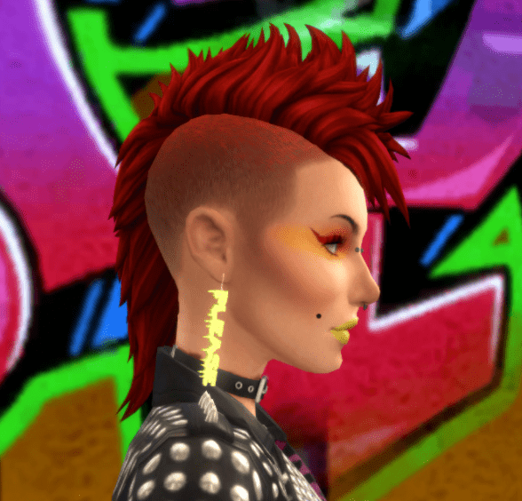 Mohawk haircut by ENFP
