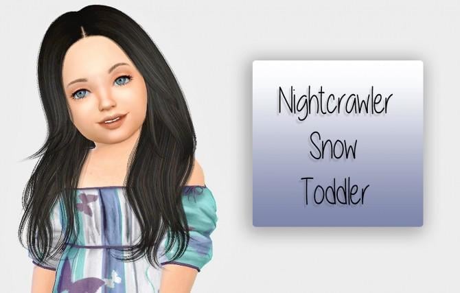 Nightcrawler Snow Hair Toddler Version