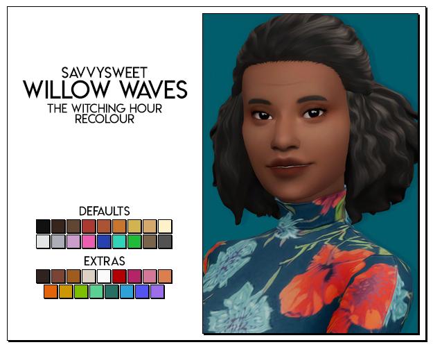 Witching Hour Recolors: Willow Waves by @SavvySweet - Mesh Independent, TOU Thanks 🌷