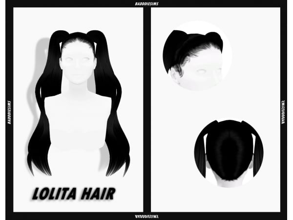BadddieSims Enchantment: Lolita Alpha Hair Extravaganza (#LongHair #AlphaCC)
